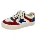 Women Casual Simple Sweet Style Fashion Star Designer Shoes Thick Sole Versatile Trendy Triple Red Free Shipping_vogvips.com