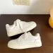 2026 Spring Trendy White Sneakers For Women, Leather Chunky Sole Platform Shoes, Street Style Must-Have Casual Shoes_vogvips.com