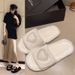 New Fashion Rhinestone Pearl Heart Furry For Women Autumn Winter Home Warm Floor Cotton Slippers_vogvips.com