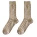 Thickened Dot Yarn Wool Twist Socks Cozy Cable-Knit Wool Blend Socks - Soft, Warm & Stylish Unisex Mid-Crew Socks For Winter & Everyday Wear_vogvips.com