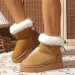 Hot Free Delivery Designer Woman Mid Length Cotton Warm Boots Anti Slip Thick Sole Slimming And Fashionable_vogvips.com