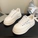 Thick Soled Niche Instagram Fashion Board Shoes For Women, Autumn New Items, Internet Famous White Height_vogvips.com