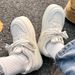 2023 Summer New Thick-Soled Soft-Soled Round-Toe White Sneakers For Women Students, Big-Headed Loafers, Casual Sports_vogvips.com