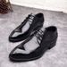 Euro Step First Layer Cowhide Brogue Carved Business British Formal Wedding Genuine Leather Casual Men's Shoes_vogvips.com