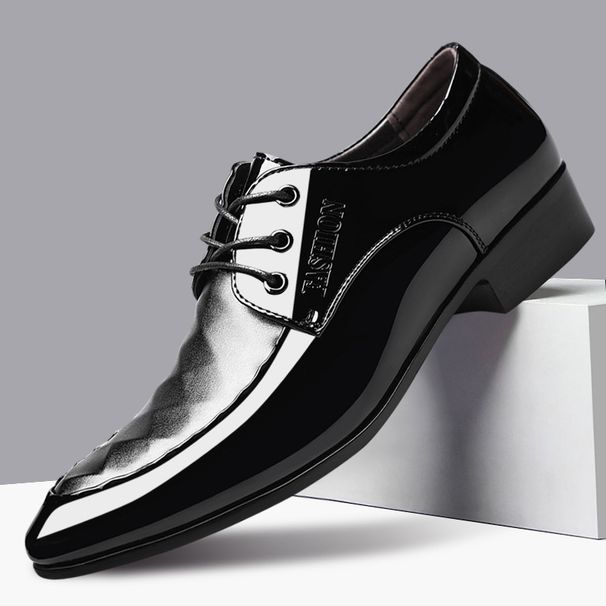 2021 leather business attire for men's casual wear, oversized versatile wedding shoes_vogvips.com