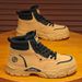 Autumn Men's Breathable High-Top Martin Boots, Trendy Versatile Men's Thick-Soled Work Shoes, Casual Short Boots, Fashio_vogvips.com