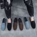 SHLIANG New Men's Driving Loafers Fashion Frosted Suede Slip-On Shoes Comfortable Casual Leather Shoes For Adults X0054_vogvips.com