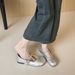 Flat Mary Jane Shoes Women's One-word French Single Shoes Women's Soft-soled Pig's Trotters Split-toed Shoes_vogvips.com