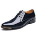 Suitable For All Seasons Pointed Toe Size Patent Leather Extra Large Men's Shoes_vogvips.com
