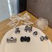 Balletcore Shoe Accessories - Silver Lace Bow Decor With Elegant Shoe Clips (Dongdaemun Style, Adjustable Straps, Fashionable Shoe Charms)_vogvips.com