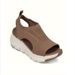 New Cross-border Sandals 2026 Spring-summer Collection, Mesh Thick-soled Slip-on Peep-toe Fly-knit Casual Sports_vogvips.com