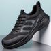 Autumn Winter Fashion Casual Sneakers For Men Solid Color New Designer Platform Lace Hiking Shoes Man Sports Platform Sneakers_vogvips.com