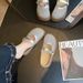 Thick-Soled Mary Jane Half-Slippers For Women, High-End Hollow Design, 2025 Summer New Style, Height-Increasing Platform_vogvips.com