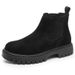 Martin Boots Men's High-top Korean Version Of Matte Leather Chelsea Boots Men's Breathable Mid-top Cigarette Boots_vogvips.com