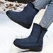 Women's Outdoor Snow With Fleece Lining Thickened Cold-Proof Warm Winter Shoes Cotton Cross-Border Long Boots_vogvips.com