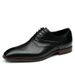 Summer burst casual leather shoes hollowed out men's shoes real cowhide breathable business dress shoes_vogvips.com