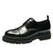 Leather shoes men's three-joint formal business men's shoes top layer cowhide lining British style patent leather glossy platform casual shoes_vogvips.com