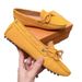 Dou TOD * Summer Versatile Small For Women Butterfly Knot Matte Leather Le Fu British Flat Single Shoes_vogvips.com