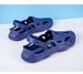 Mens Slide Sandals Athletic Adjustable Soft Cushion Arch Support Footbed_vogvips.com