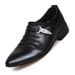 Men's Breathable Hollow-Out Formal Dress Shoes - Lightweight Business Casual Oxfords With PU Upper & Rubber Sole Breathable Casual Shoes_vogvips.com