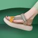 1138-5 New 2025 MD Lightweight Sandals Casual Sports Comfortable Thick Sole Velcro Large Size Women's Shoes_vogvips.com