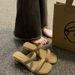 Chunky Heel Mule Sandals - New Summer Collection: Stylish, French-inspired, Retro Chic High Heels For Women_vogvips.com