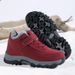 Men's And Women's Winter Snow Boots Waterproof Slip-Resistant Comfortable Insulated Hiking Shoes For Outdoor Walking Casual Wear_vogvips.com
