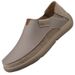 Fashionable Loafers 2026 Summer New Breathable Hollow Leather Men's Slip-on Casual Soft-soled Shoes Cross-border_vogvips.com