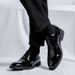 New British Style Business Dress Leather Shoes, Men's Three Joint Black Soft Top Groom's Wedding Shoes 8114-R_vogvips.com