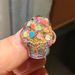 Kids Shoe Charms - Glitter Princess & Ice Cream Bunny Decor With Rainbow Clips (Detachable Shoe Accessories For Girls)_vogvips.com