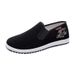 Men Chinese Dragon Embroidered Slip On Cloth Shoes Breathable Non-Slip Casual Loafers_vogvips.com