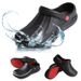 Black Non-slip Kitchen Shoes Work Labor Shoes Waterproof And Oil Proof Cook Shoes_vogvips.com