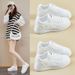 Little White Shoes Female Students Thick-soled Heightening Shoes Board Shoes Casual Shoes Street Shoes_vogvips.com
