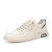 Summer New Breathable Small White Men's Trend Versatile Low Top Leather Sports Casual Board Shoes, Trendy Shoes_vogvips.com