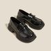 Small Loafers Women's Platform Shoes One Pedal Retro Small Leather Shoes British Style Single Shoes_vogvips.com