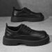Business Formal British Thick Soled Non Slip Soft Leather Casual Shoes, Men's Height Increasing Low Top Martin Boots_vogvips.com
