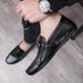 Step On Spring And Summer Lazy Casual Leather Shoes, Men's Driving Flat Bottomed Lightweight 2023 New Bean Shoes_vogvips.com
