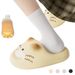 Adorable Waterproof Closed Toe Cat Paw Anti Slip Soft Bottom Ladies Slippers Home_vogvips.com