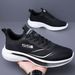 Men's Ultralight Sports Shoes Breathable Mesh Spring Autumn Racing Casual Lightweight Soft Sole Shock Absorbing Running Shoes_vogvips.com
