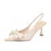 3299-6 New Chinese Style Rhinestone Bow Pointed Stiletto High Heel Single Shoes Women One Strap Elegant Closed Toe_vogvips.com