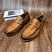Euro Step Spring Summer Washed Men's Slip-On Sole Soft Surface Horse Leather Loafers Lazy Driving Shoes Breathable Comfortable_vogvips.com