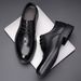 Euro Step Leather 2025 New Top Layer Cowhide High-end Formal Business Brogue Men's Youth Style Shoes_vogvips.com