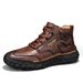 High-Top Men's Shoes For Autumn, Sports, Work, Waterproof, Slip-Resistant, Wear-Resistant, Soft Sole, Extra-Large Work A_vogvips.com