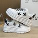 Autumn New Little White Thick Sole Heightened Korean Edition Casual Versatile Board Women's Colored Instagram Shoes_vogvips.com