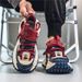 Trendy Dad Sneakers Thick Bottom Heightening Men's Casual Sports Shoes Spring Summer New Style Round Toe Low Top EVA_vogvips.com
