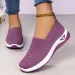 Shoes; Women's Plus Size Breathable Casual Solid Color Shoes; Mom Shoes_vogvips.com