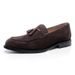 Euro Step Autumn New Men's Suede British Style Loafers Genuine Tassel Slip-On Business Casual Leather Shoes_vogvips.com