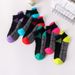 6 Pairs Colorful Low Tub Fashion Comfortable Autumn Classic Black Business Sock High-quality Men's Short Socks_vogvips.com