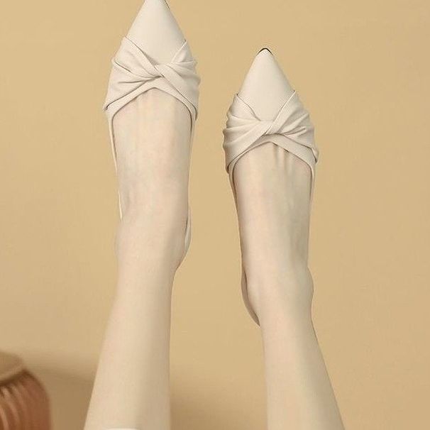 Fashioable Shallow Flat Wome, 2025 Autum Ew Model, Comfortable All-seaso Poited-toe Loafers, Getle Shoes For_vogvips.com