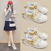 Daddy Shoes Female Student Sports Running Casual Mesh Breathable_vogvips.com